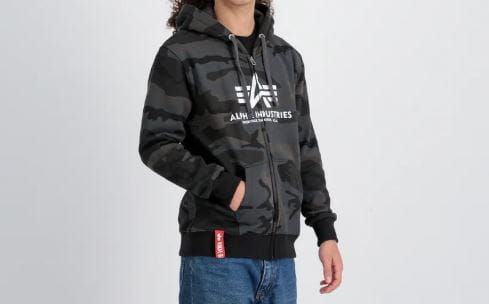 Basic Zip Hoody Camo Bluza Alpha Industries178325C