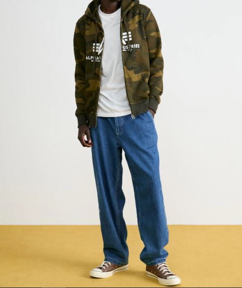 Basic Zip Hoody Camo Bluza Alpha Industries178325C