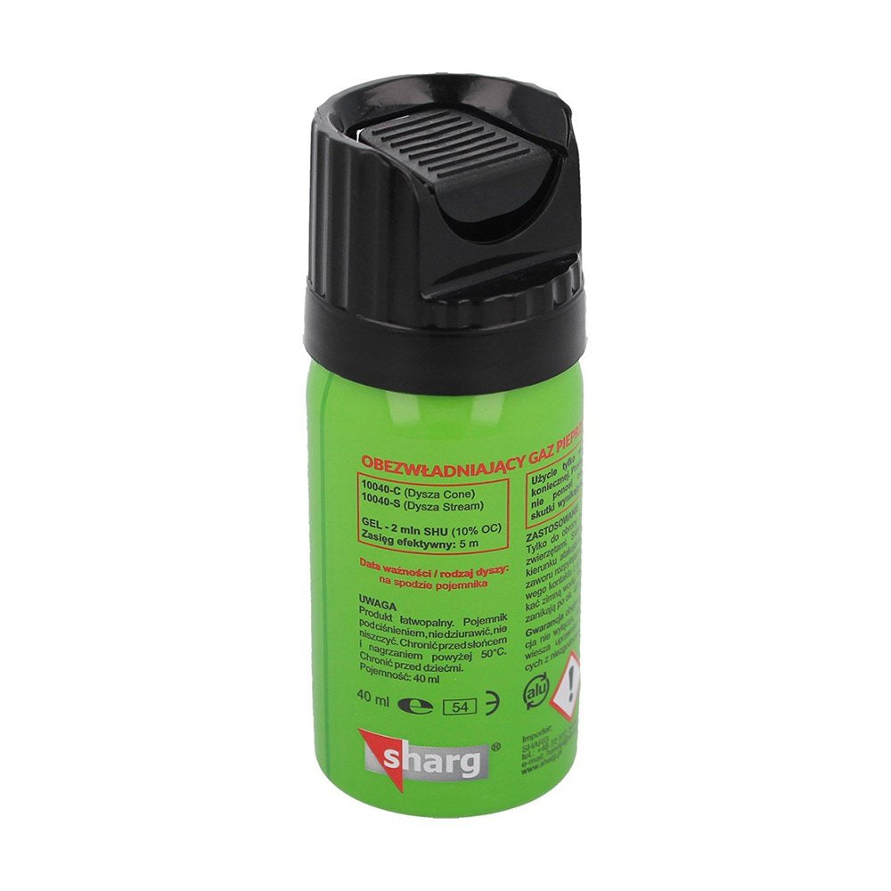 Gaz pieprzowy Defence Red Pepper - Żel - Stożek - 40 ml - 10040-C