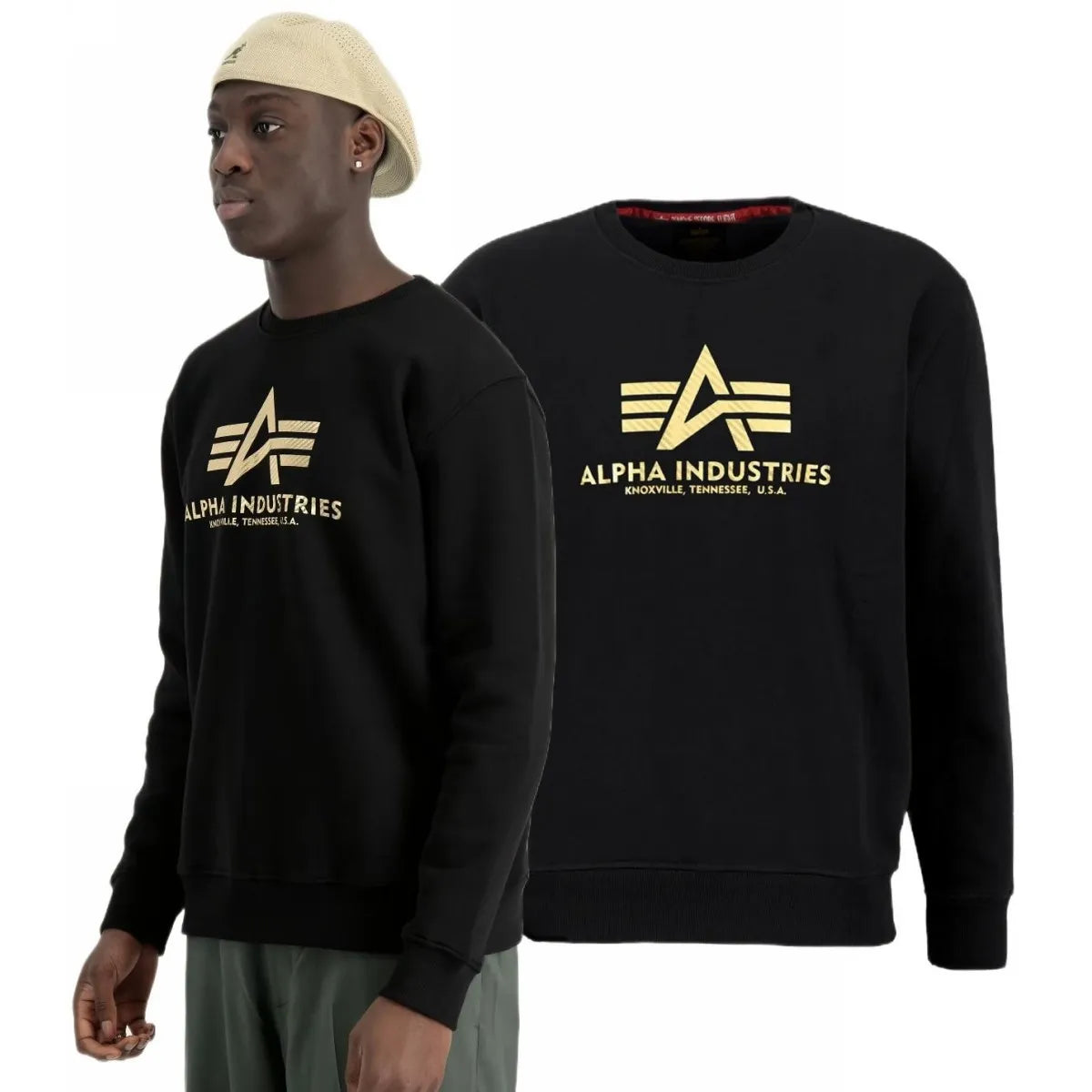 Bluza Alpha Industries Basic Carbon 146311