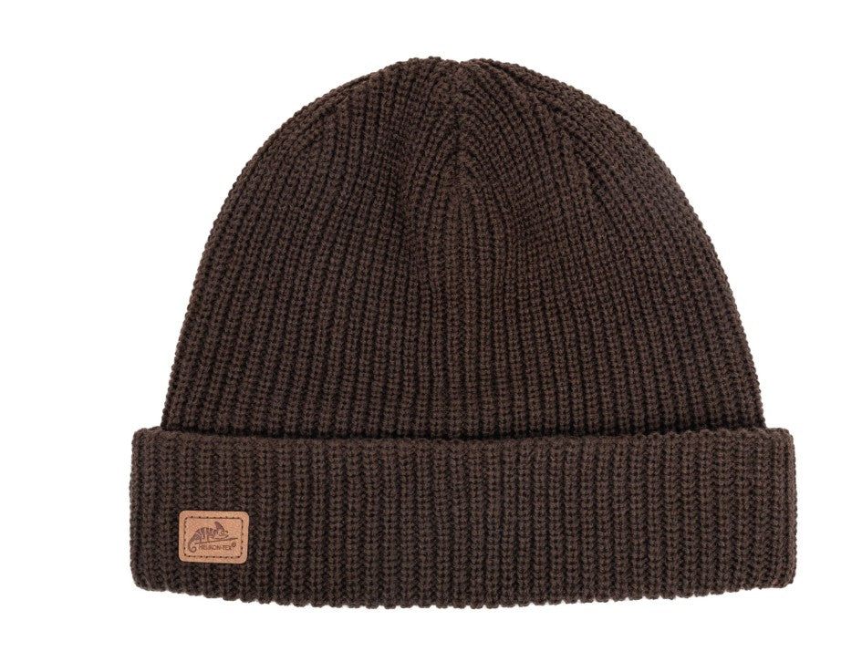 Czapka Helikon Merino Wanderer - Earth Brown / black / green