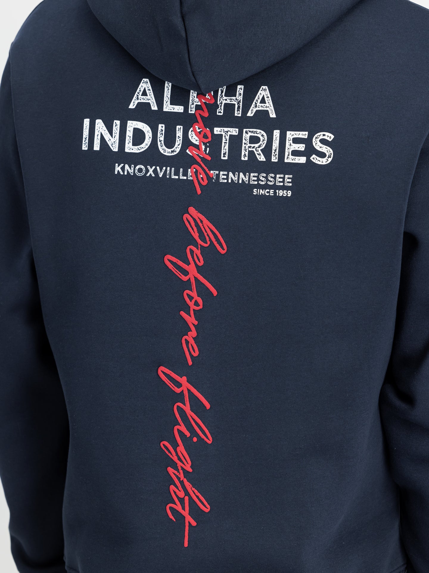 Signature Backprint Hoodie BluzaAlpha Industries 148341