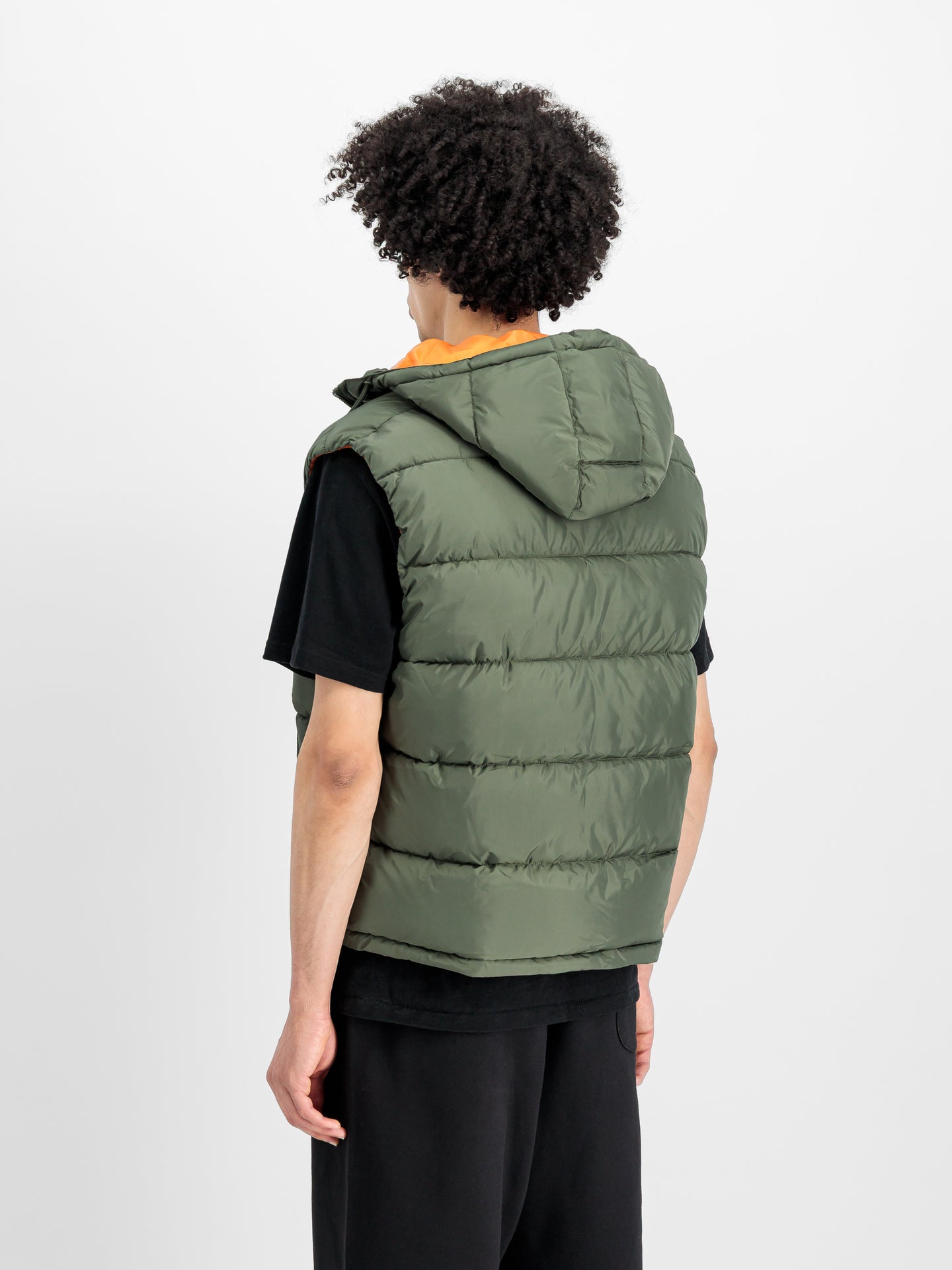 Bezrękawnik zKapturemAlpha Hooded Faux Down Puffer Vest118110