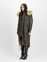 Kurtka Damska Długa Long Fishtail Field Jacket Women 198013