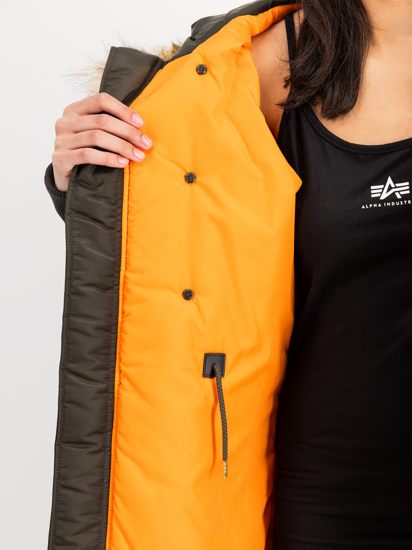 Kurtka Damska Długa Long Fishtail Field Jacket Women 198013
