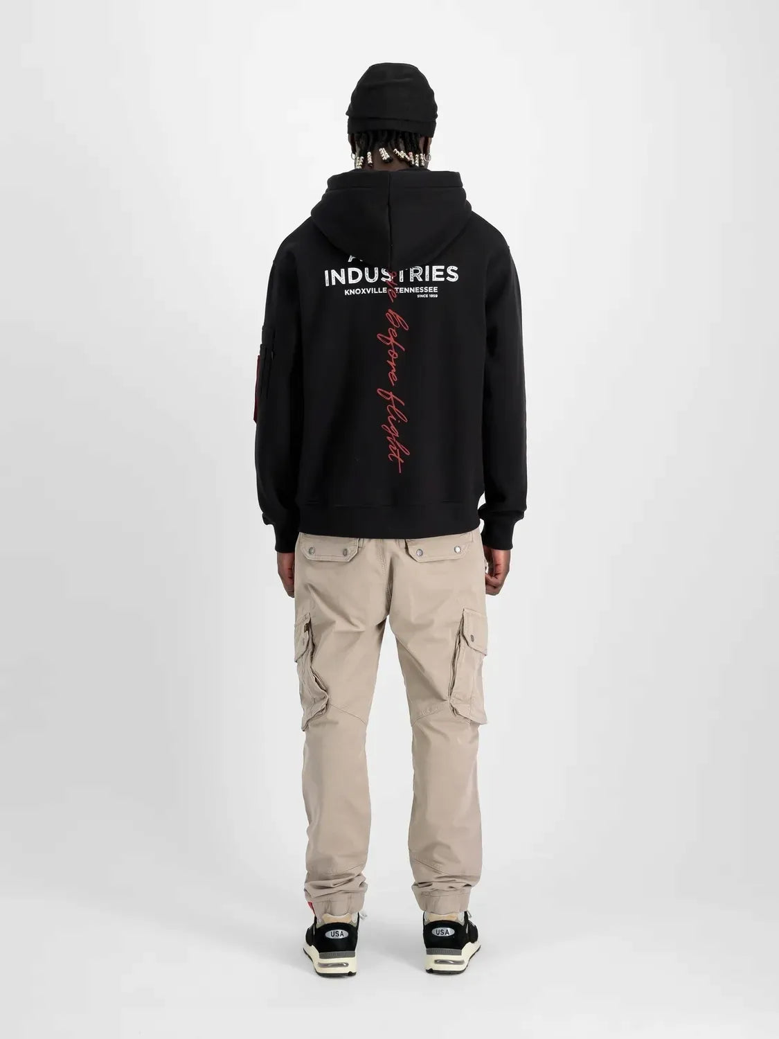 Signature Backprint Hoodie BluzaAlpha Industries 148341