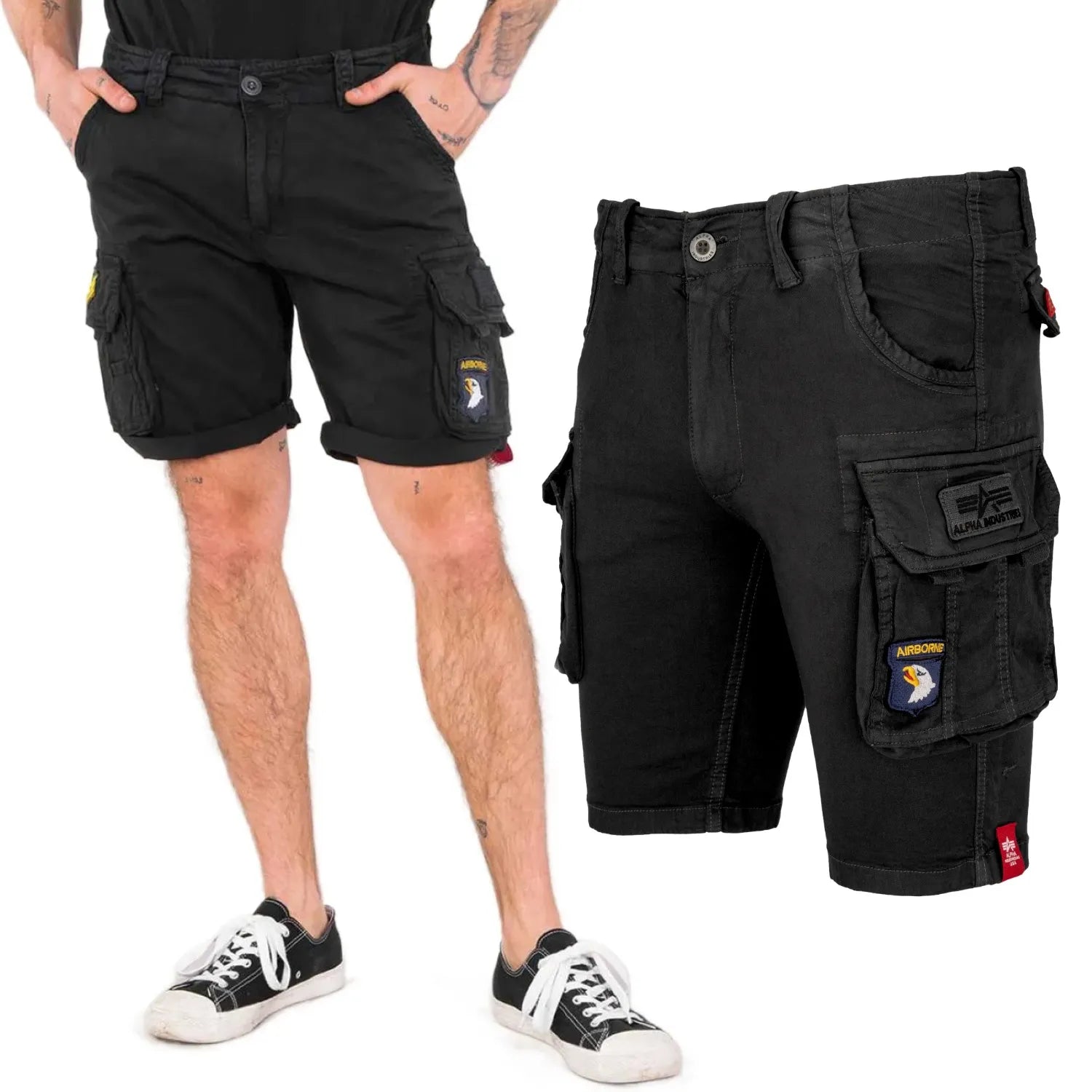 Spodenki Alpha Industries Crew Short Patch 186209 32-38