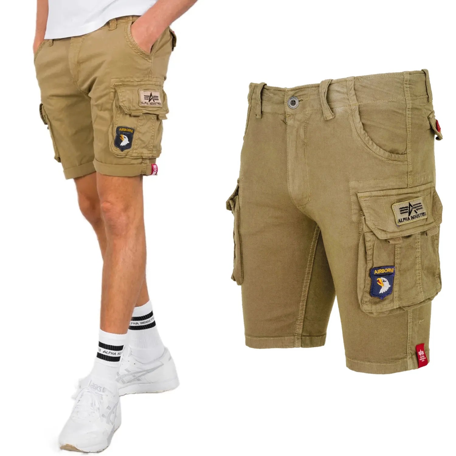 Spodenki Alpha Industries Crew Short Patch 186209 32-38
