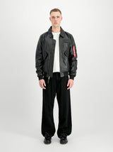 Alpha Industries kurtka skórzana CWU-45/P Leather kurtka lotnicza 266106