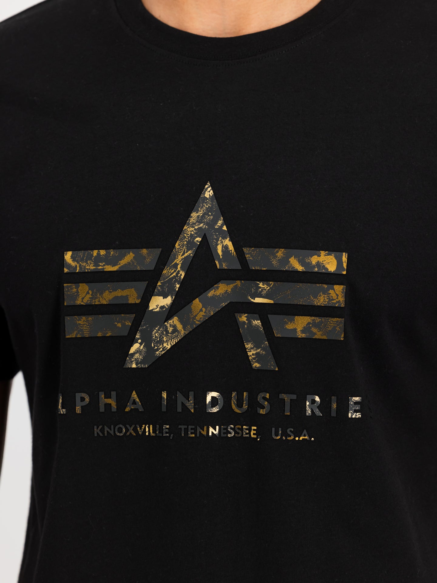 Basic Big Logo Effect Print T-Shirt 100501EP