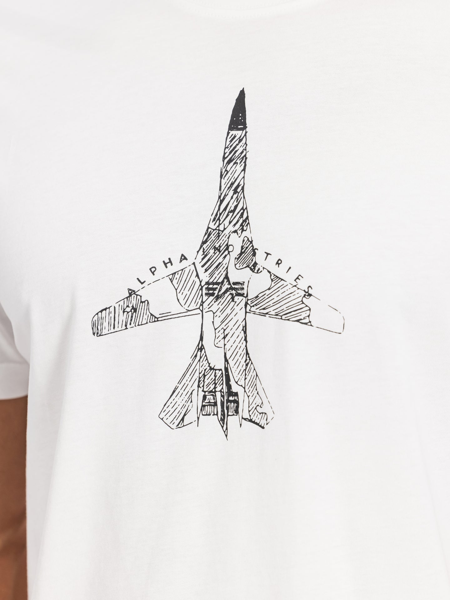 Air Force Sketch T-ShirtF-15C Eagle - The Watchdog 0172