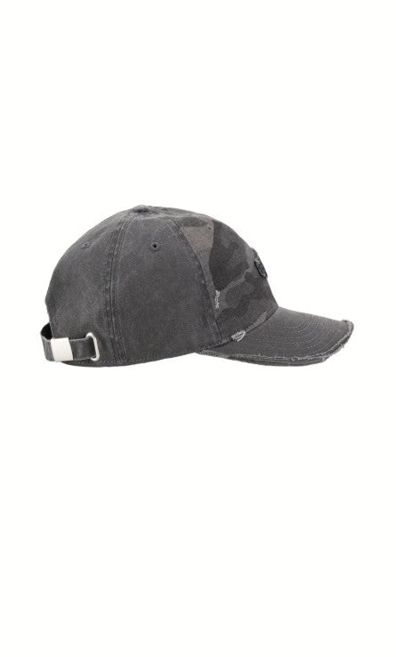 Distressed Logo Camo Cap 258903