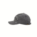 Distressed Logo Camo Cap 258903