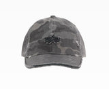 Distressed Logo Camo Cap 258903