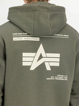 Bluza z kapturem Alpha Industries Label Backprint Hoodie 258333