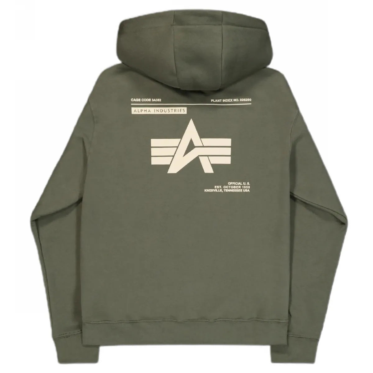 Bluza z kapturem Alpha Industries Label Backprint Hoodie 258333
