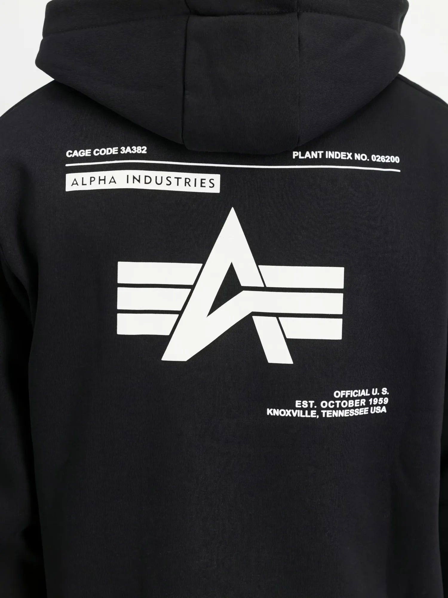 Bluza z kapturem Alpha Industries Label Backprint Hoodie 258333