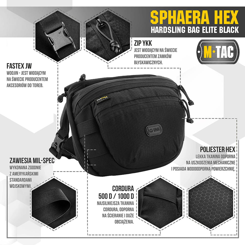 M-Tac torba Sphaera Hex Hardsling Bag Elite