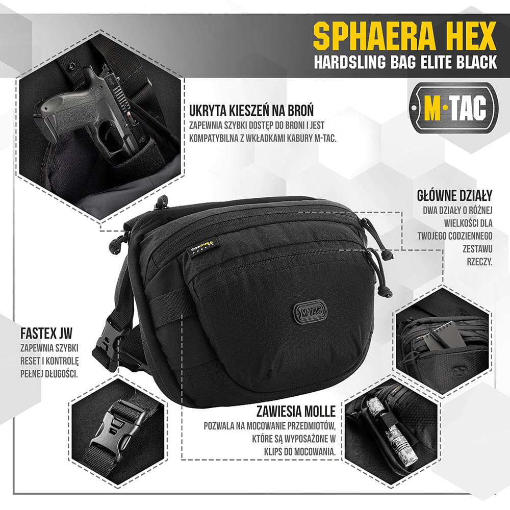 M-Tac torba Sphaera Hex Hardsling Bag Elite