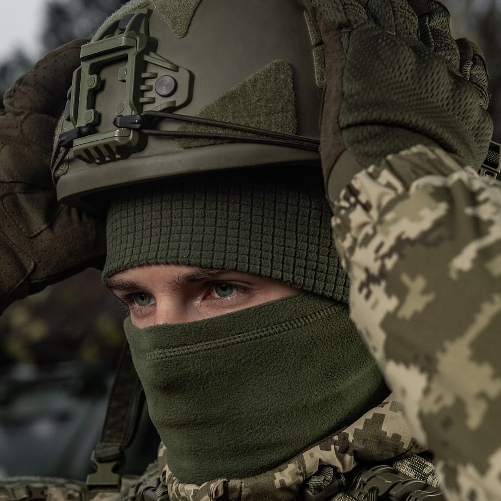 M-Tac Fleece Rip-Stop Under-Helmet Cap