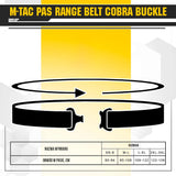 Pas taktyczny M-Tac Range Belt z klamrą Cobra
