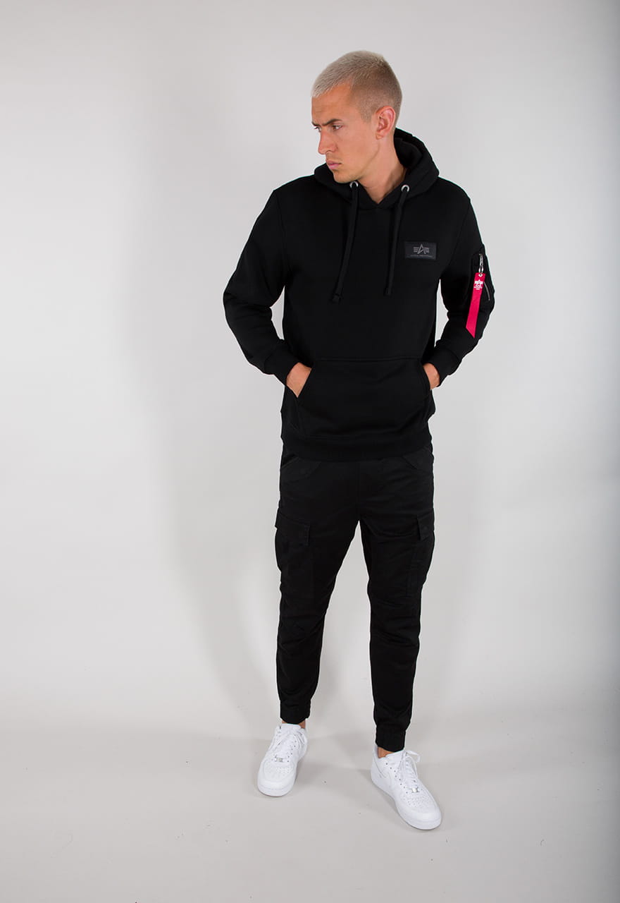 Back Print Hoody Foil Print Alpha Industries L/XL/2XL Bluza Męska 178318FP