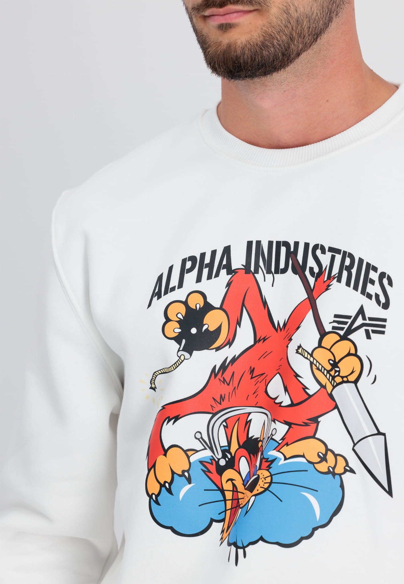 Fighter Squardon Sweater Alpha Industries L/XL/2XL Bluza Męska 108304