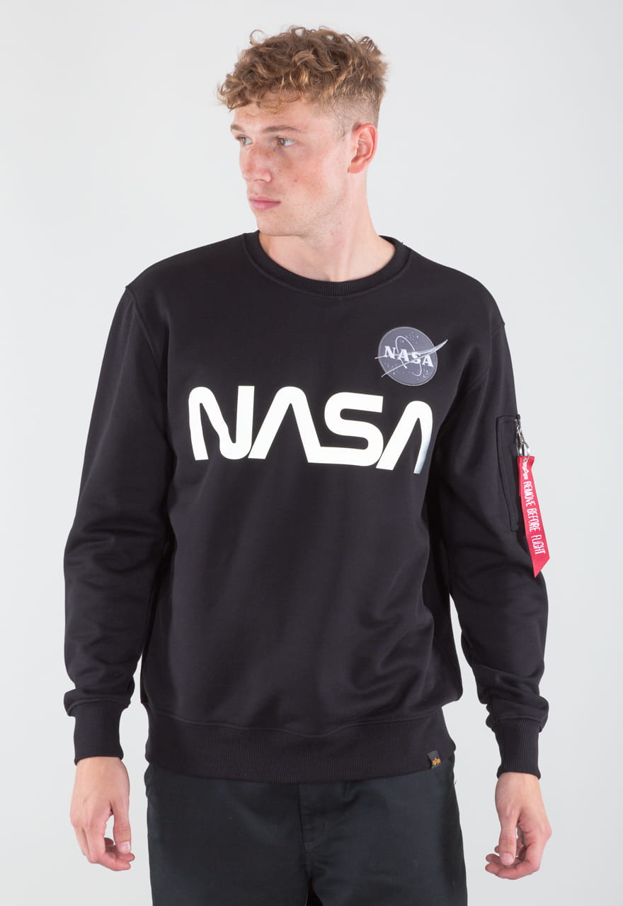 NASA Reflective Sweater Alpha Industries L/XL/XXL Bluza Odblaskowa178309