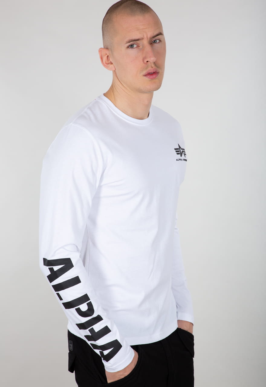 Sleeve Print Heavy LS Alpha Industries XL Bluza z Długim Rękawem116570