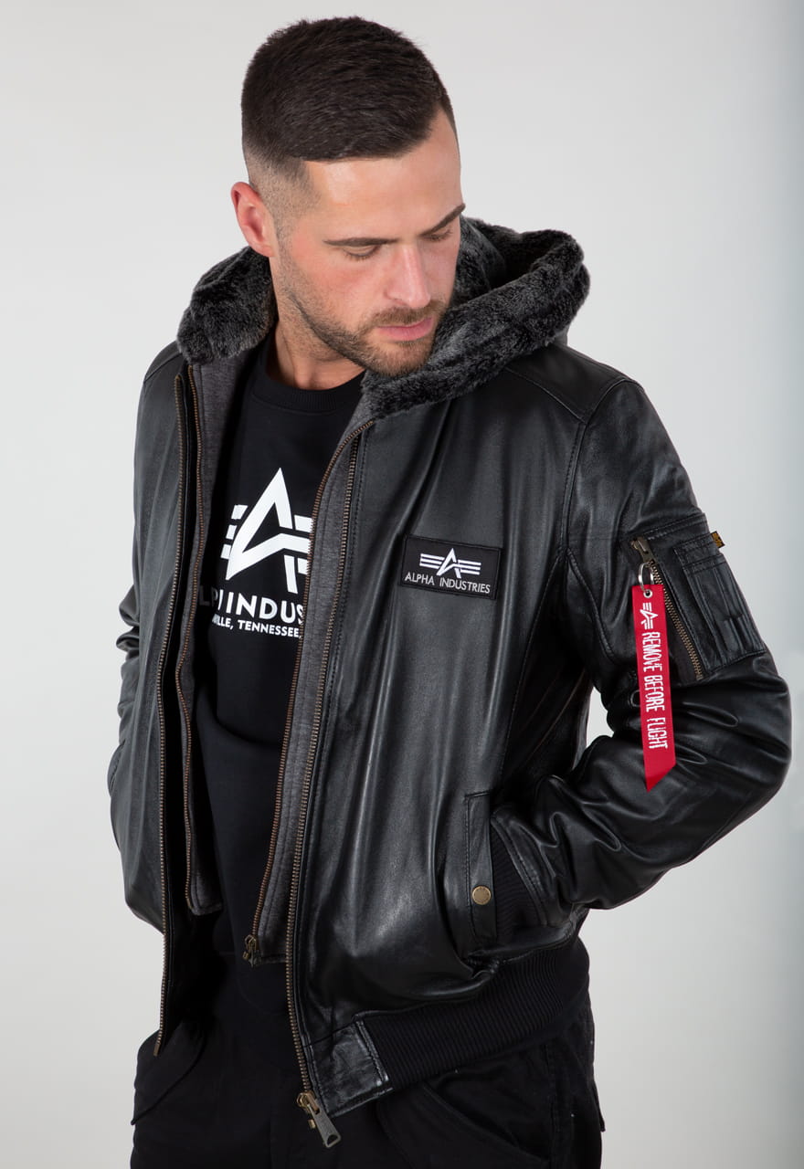 MA-1 D-Tec Leather Kurtka skórzana Alpha Industries193129