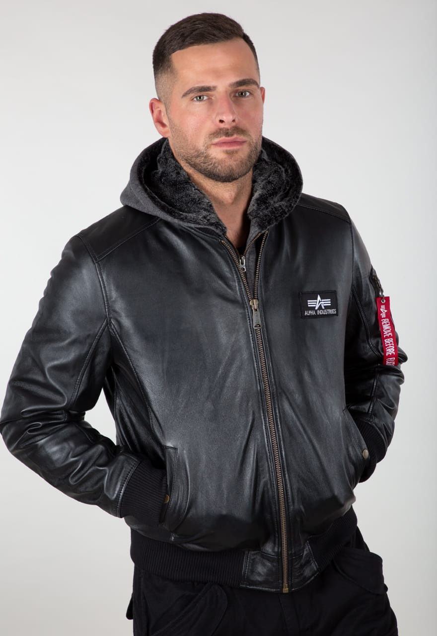 MA-1 D-Tec Leather Kurtka skórzana Alpha Industries193129
