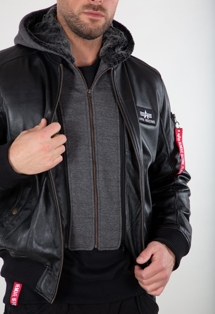 MA-1 D-Tec Leather Kurtka skórzana Alpha Industries193129