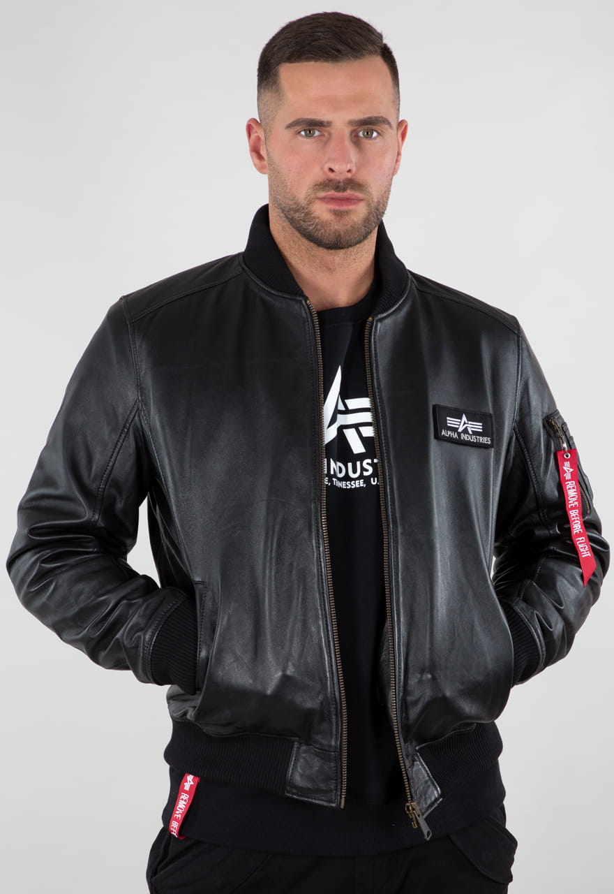 MA-1 D-Tec Leather Kurtka skórzana Alpha Industries193129