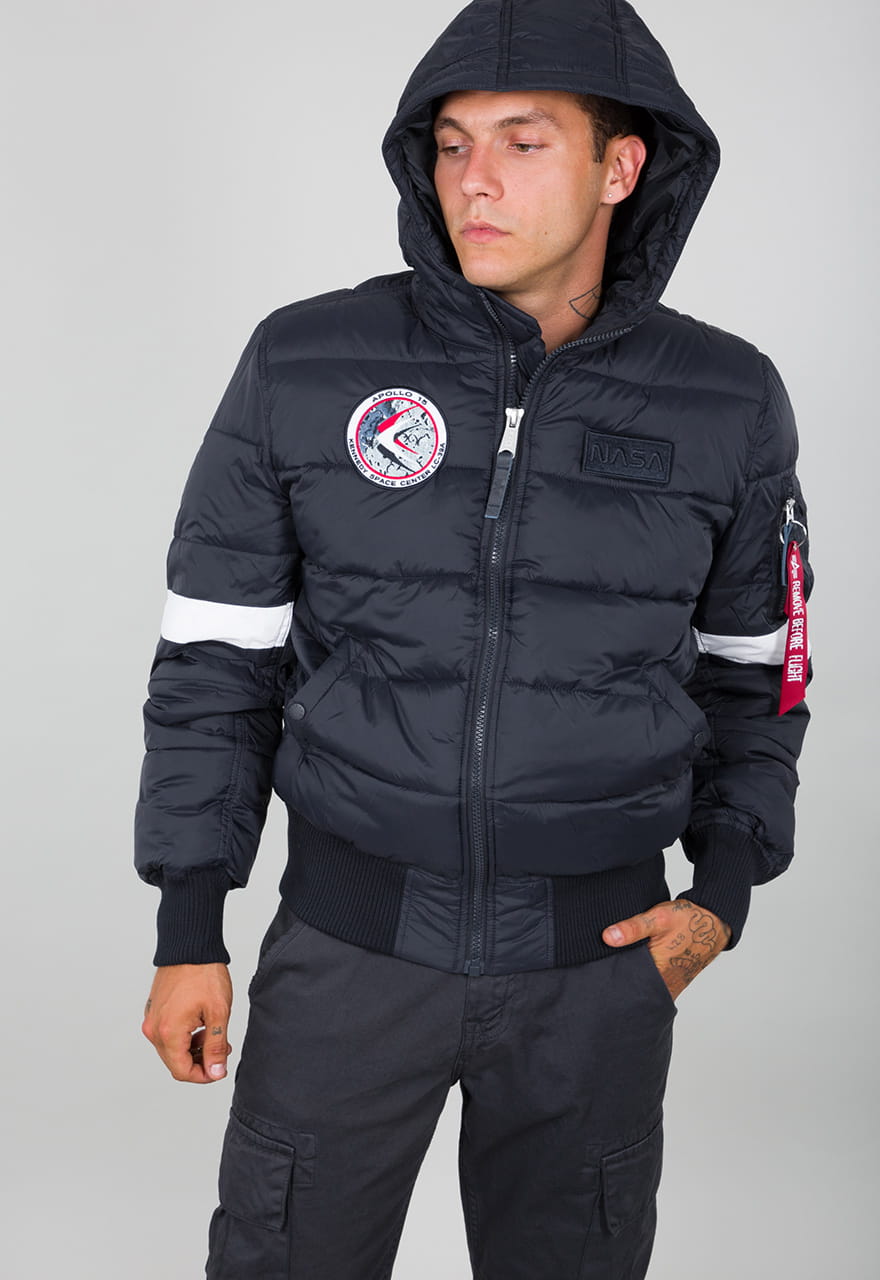 Hooded Puffer FD NASA Kurtka Alpha Industries L 198121