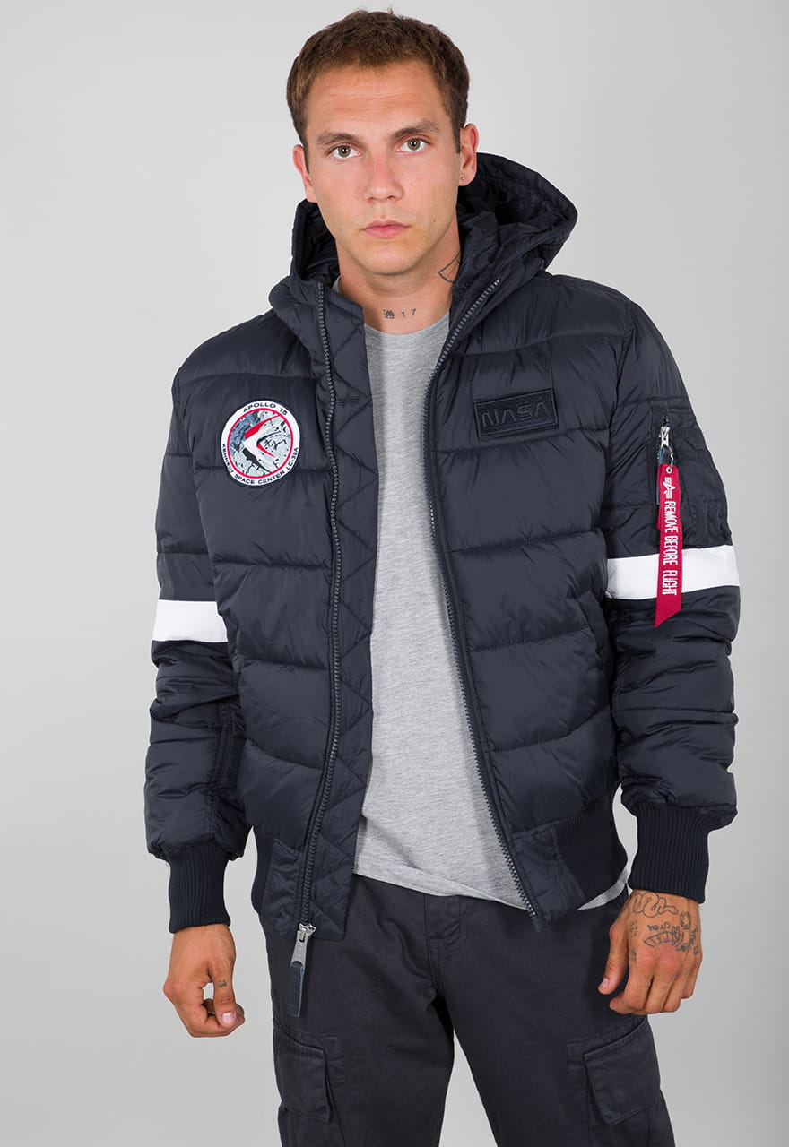 Hooded Puffer FD NASA Kurtka Alpha Industries L 198121