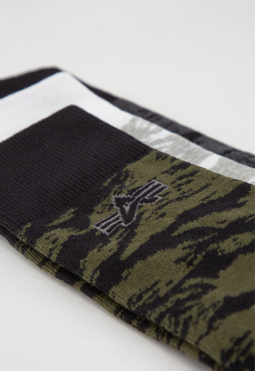 Graphic AOP Socks 3 Pack Skarpety Alpha Industries 43-46 118928