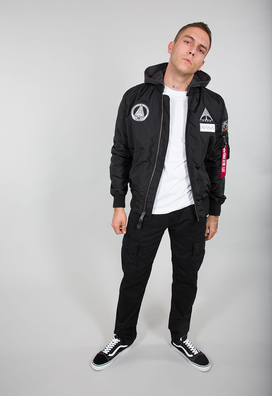 MA-1 TT Hood NASA Alpha Industries Kurtka L/XL/2XL 126107