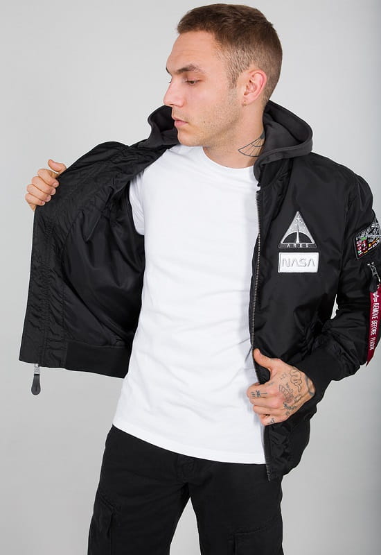 MA-1 TT Hood NASA Alpha Industries Kurtka L/XL/2XL 126107