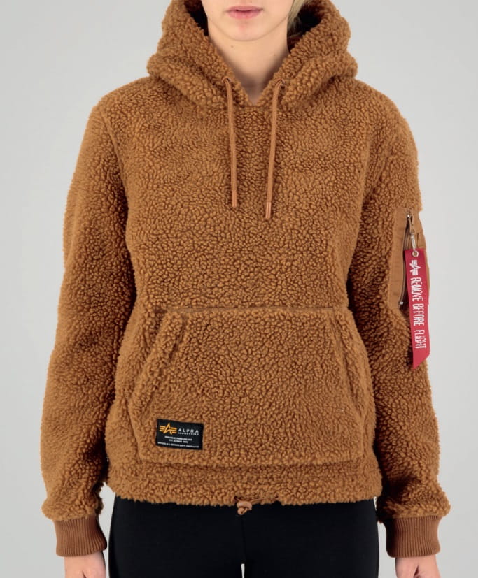 Teddy Hoody Wmn Bluza Alpha Industries S 108045