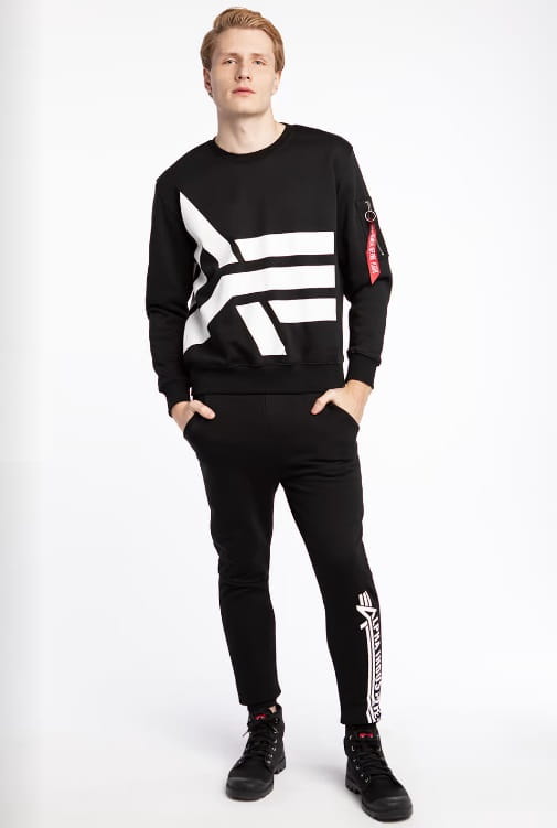 Side Logo Sweater Bluza Alpha Industries L 118305