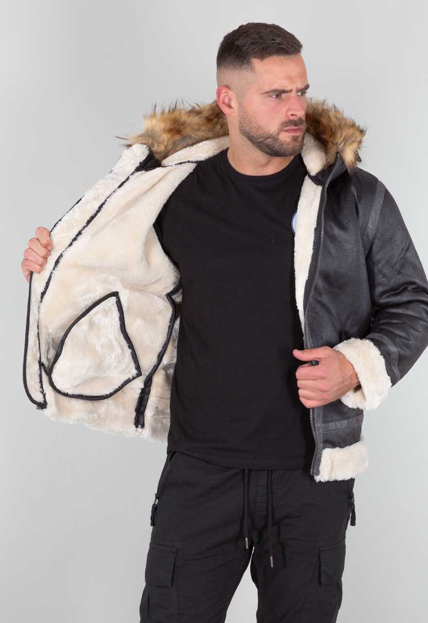 B3 FL Hooded Kurtka Alpha Industries L/XL/2XL/3XL 128104