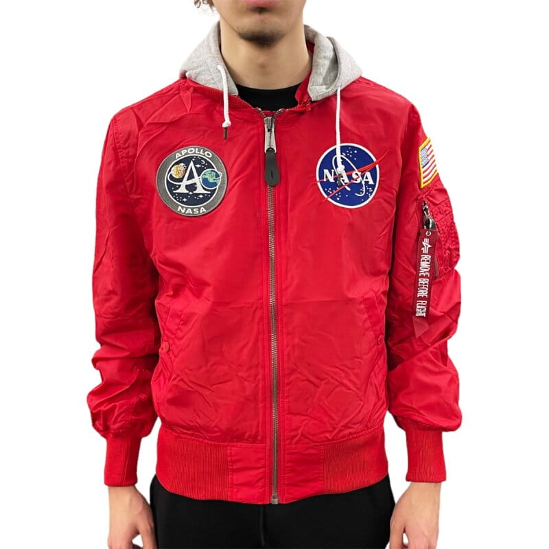 MA-1 Zip Hood Apollo NASA Alpha Industries L/XL/2XL 136106