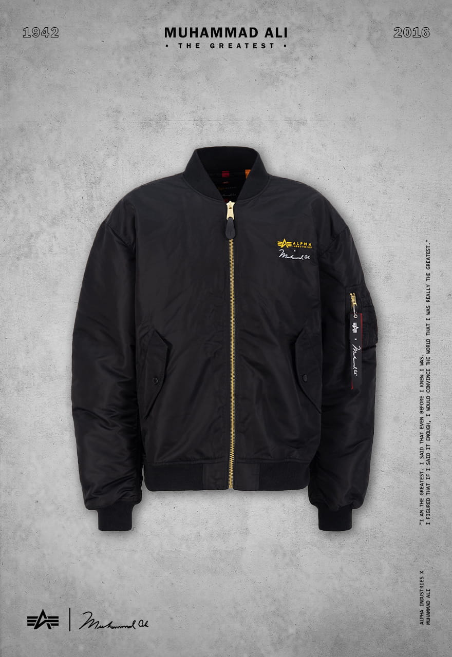 MA-1 Alpha Industries x Muhammad AliKurtka L/XL/2XL 136138