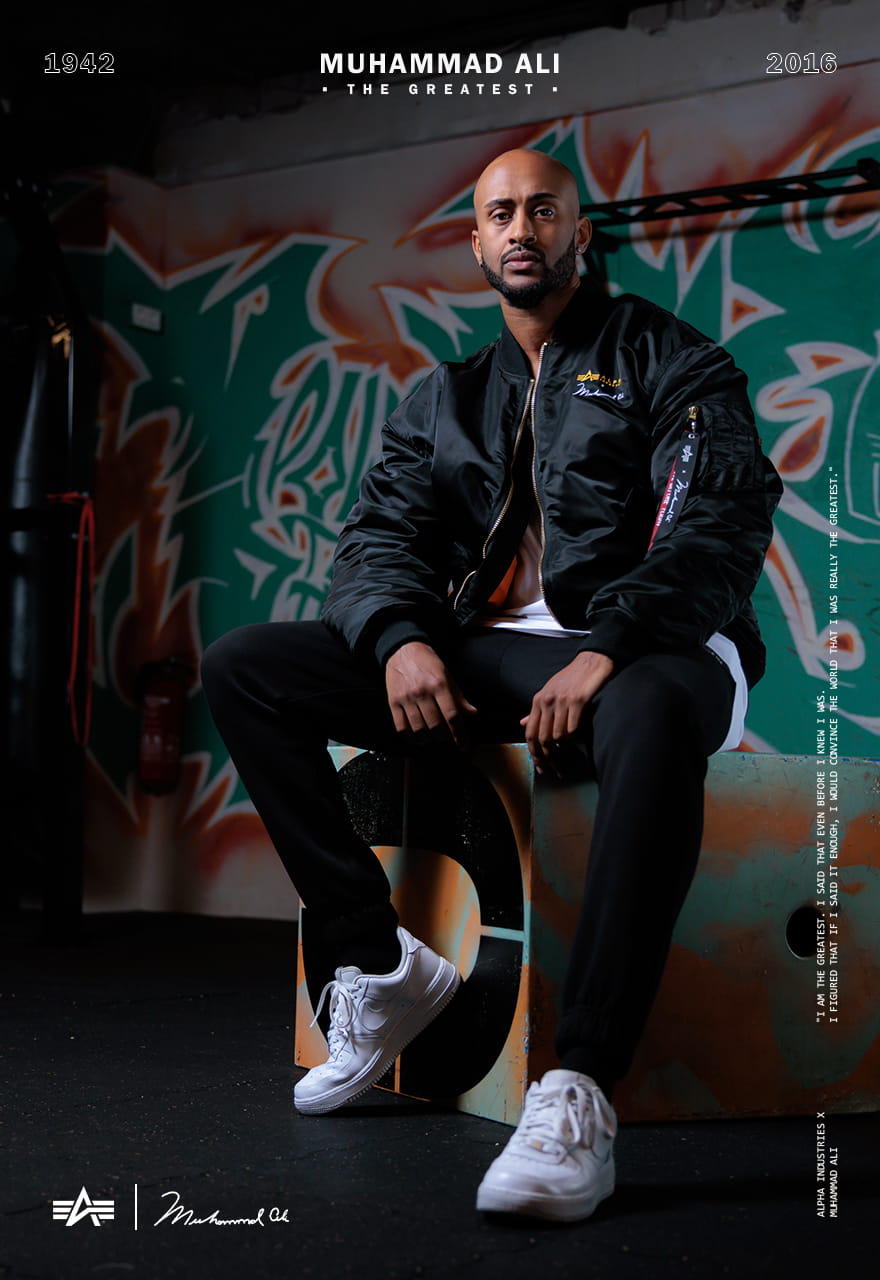 MA-1 Alpha Industries x Muhammad AliKurtka L/XL/2XL 136138