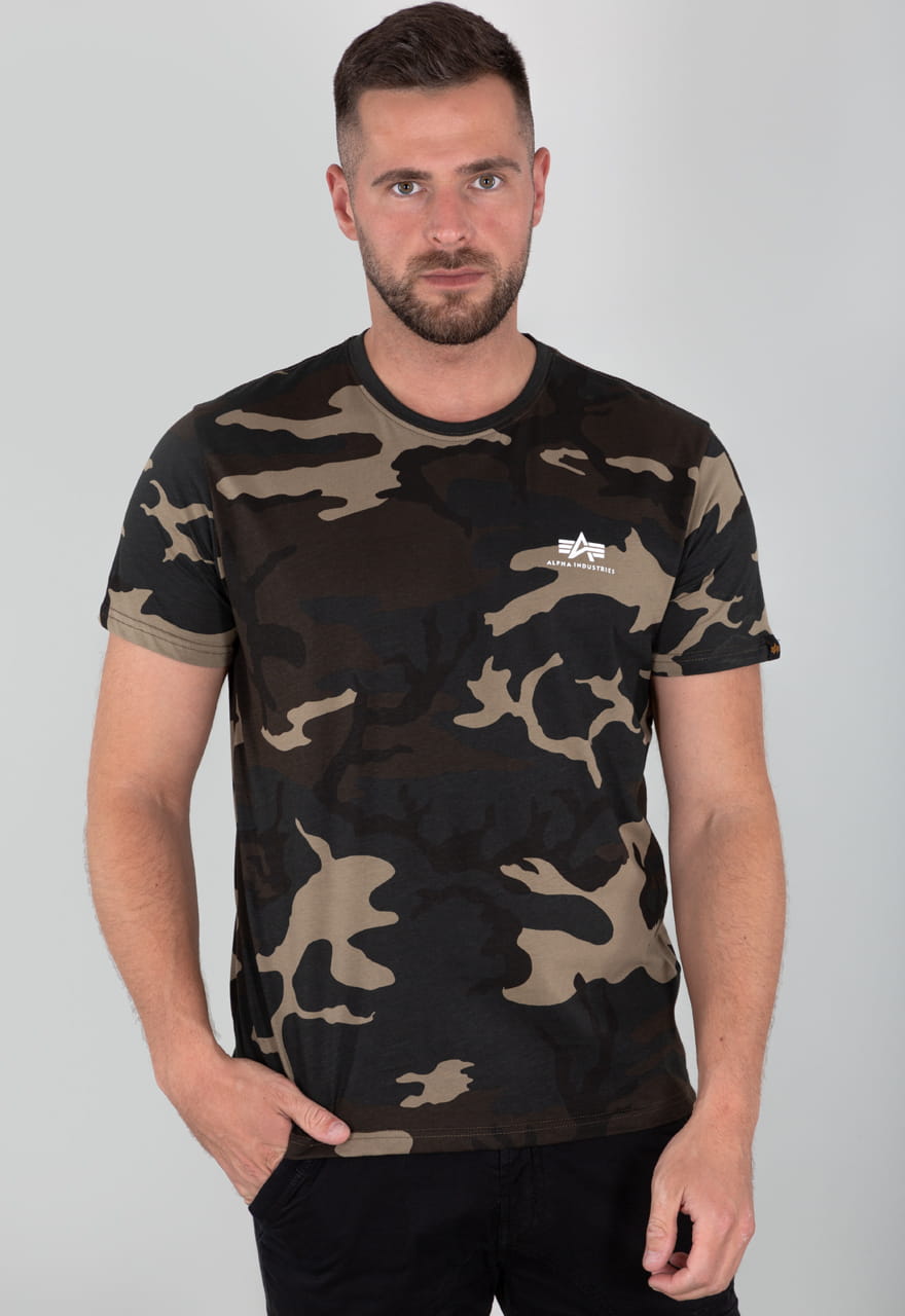 Basic T Small Logo Camo Alpha Industires 188505C