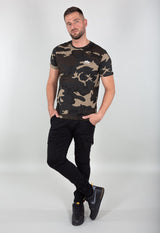 Basic T Small Logo Camo Alpha Industires 188505C