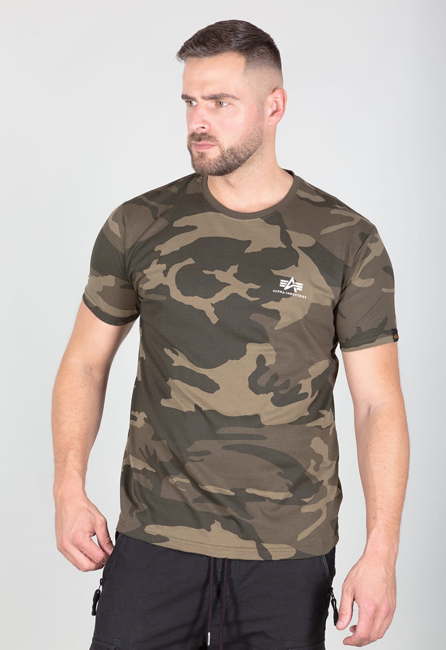 Basic T Small Logo Camo Alpha Industires 188505C