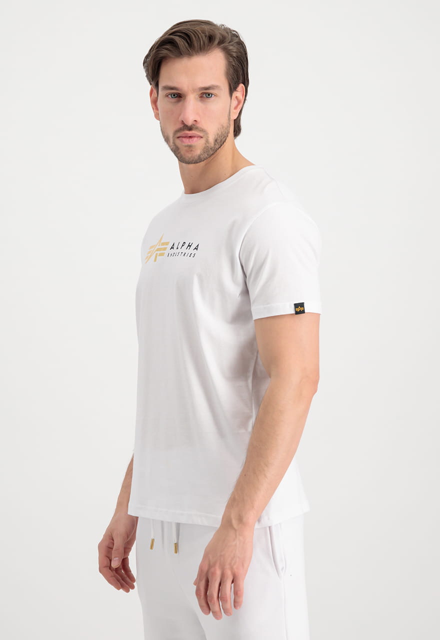 Alpha Label T Foil PrintT-Shirt Alpha Industries 118502FP