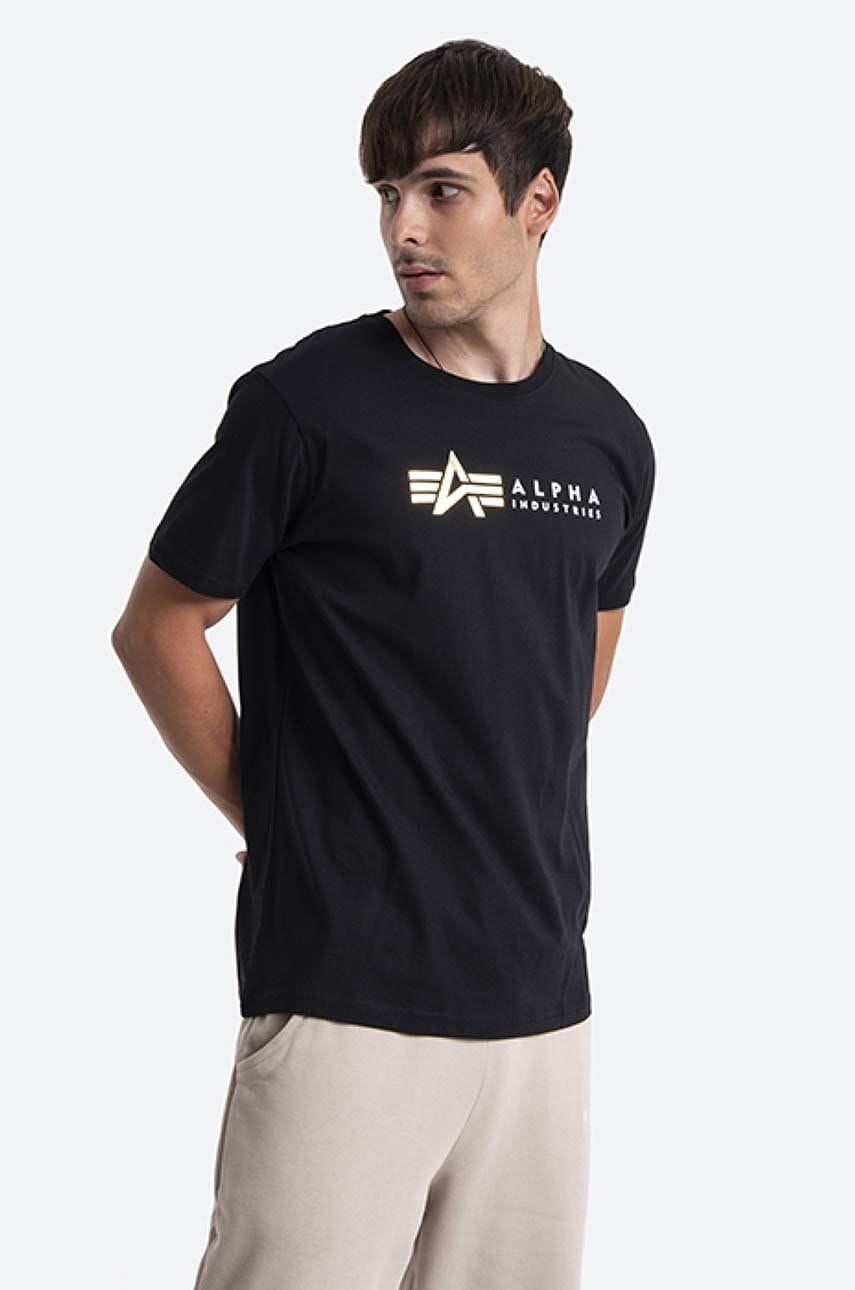 Alpha Label T Foil PrintT-Shirt Alpha Industries 118502FP