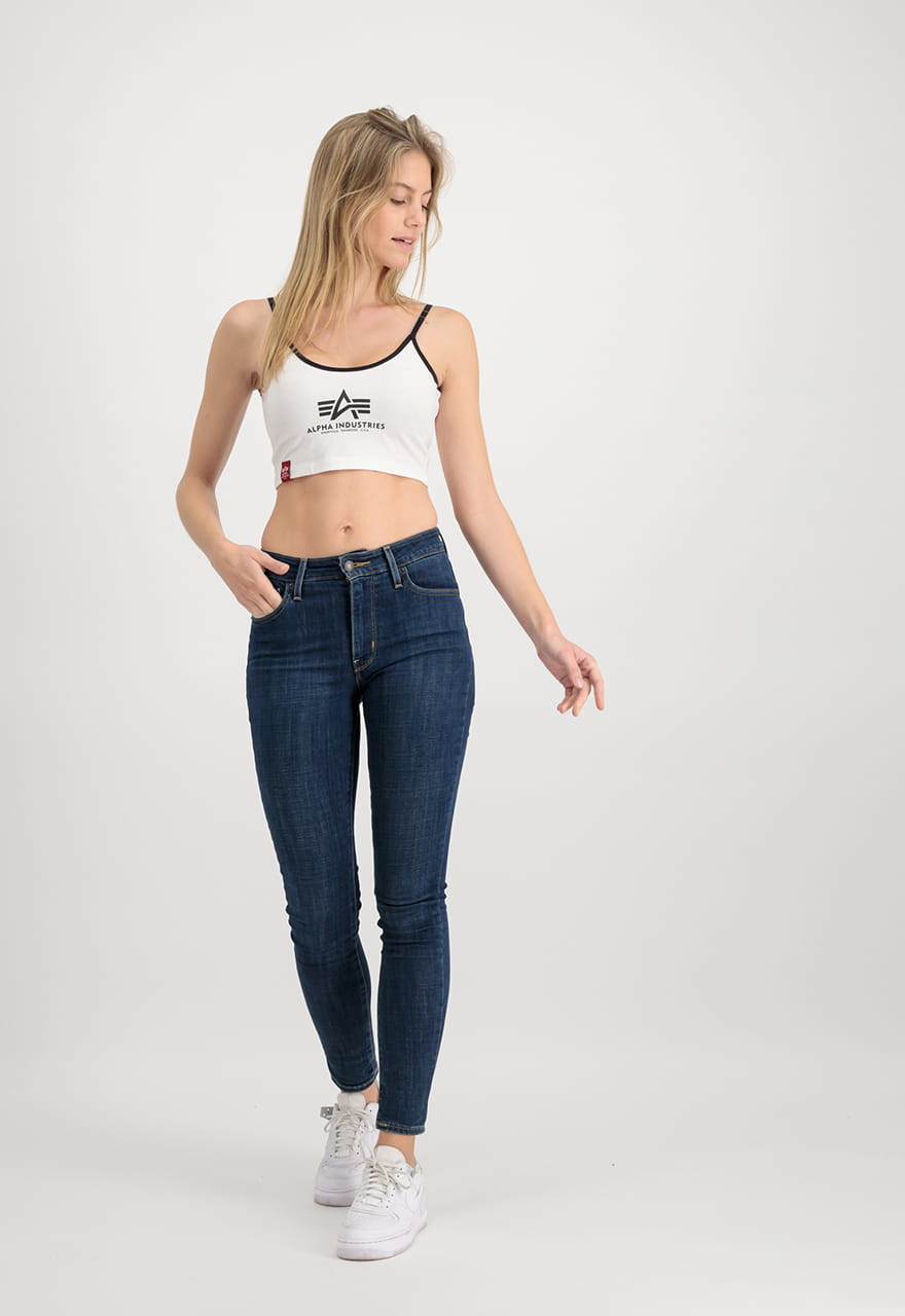 Podstawowy krótki top damski Basic ML Cropped Tank Top Wmn Alpha Industries 106080